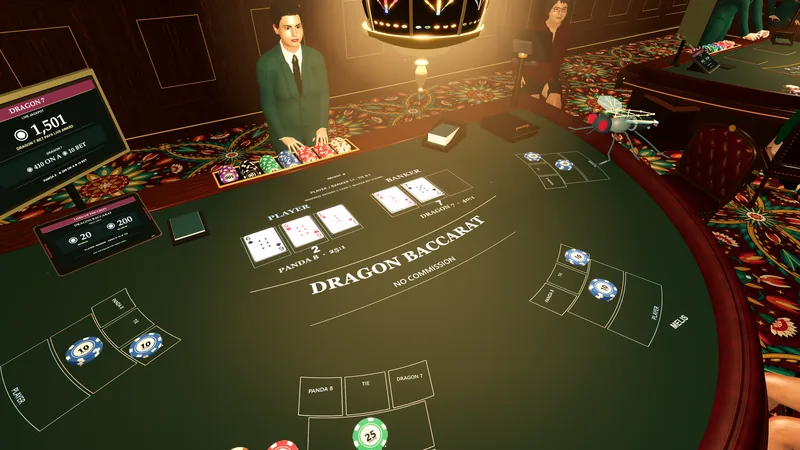 Dragon Baccarat table in Turkish Casino Simulator
