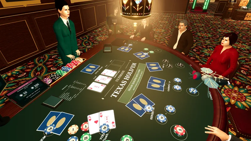 Ultimate Texas Hold’em table in Turkish Casino Simulator